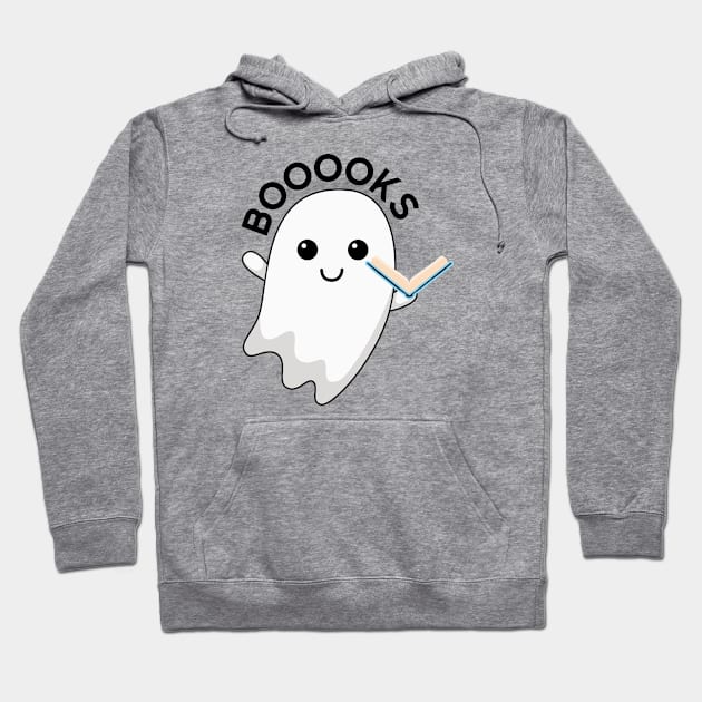 Ghost Books Hoodie by oneduystore